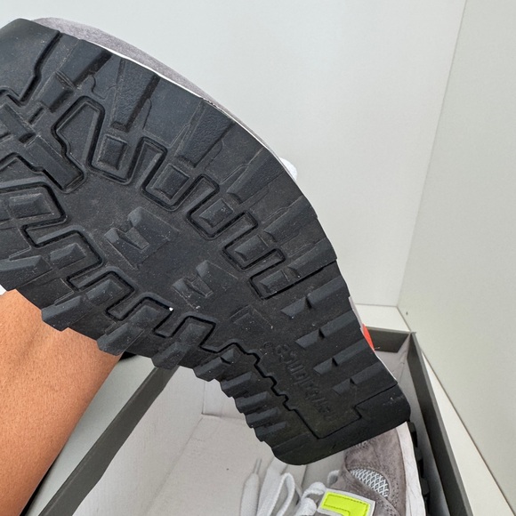 New Balance Gray Sneakers with Neon Accents - Picture 5 of 5